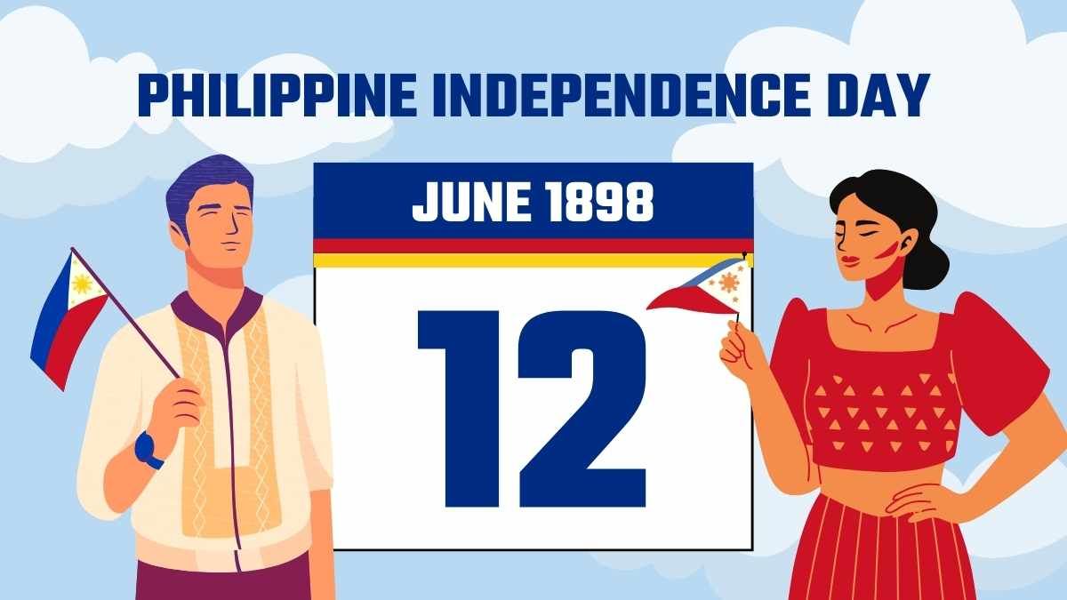 Dia da Independência das Filipinas ilustrado - slide 7