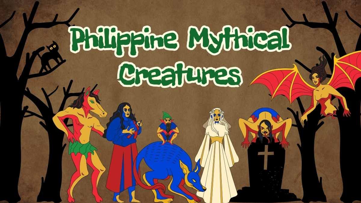 Criaturas míticas filipinas ilustradas - slide 0