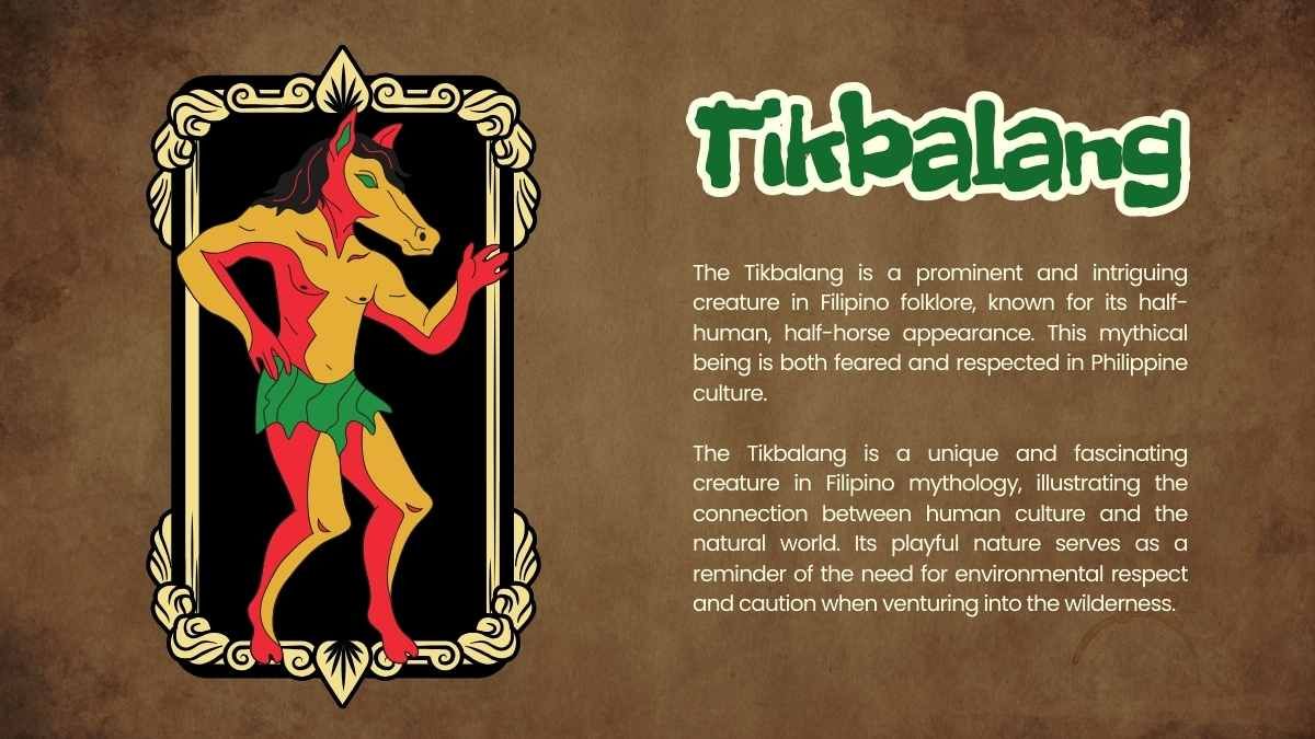 Criaturas míticas filipinas ilustradas - slide 12