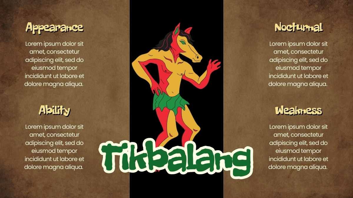 Criaturas míticas filipinas ilustradas - slide 13