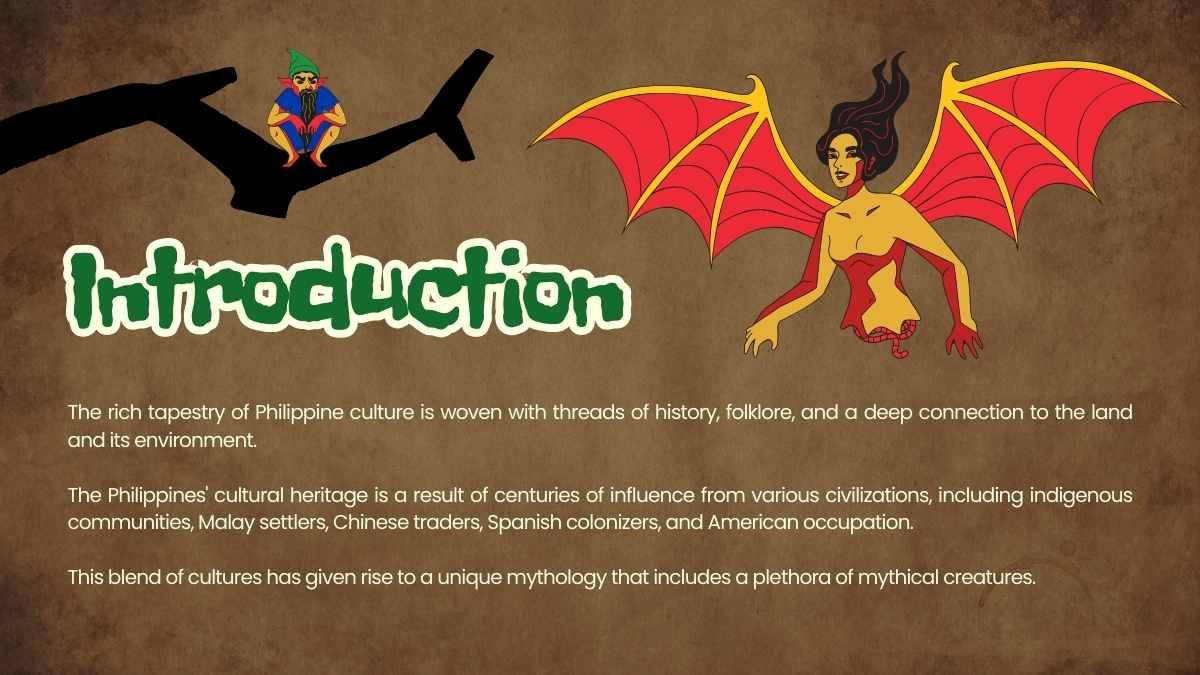 Criaturas míticas filipinas ilustradas - diapositiva 3