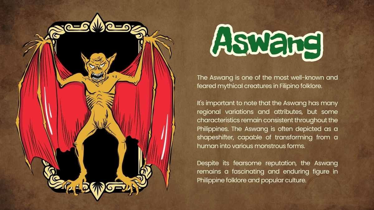 Criaturas míticas filipinas ilustradas - slide 4