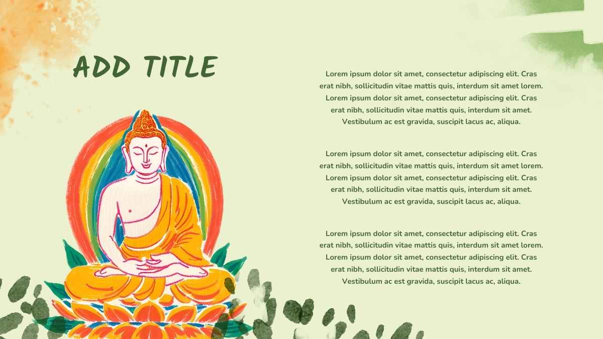 Illustrated Philosophy of Buddhism Slides - slide 15
