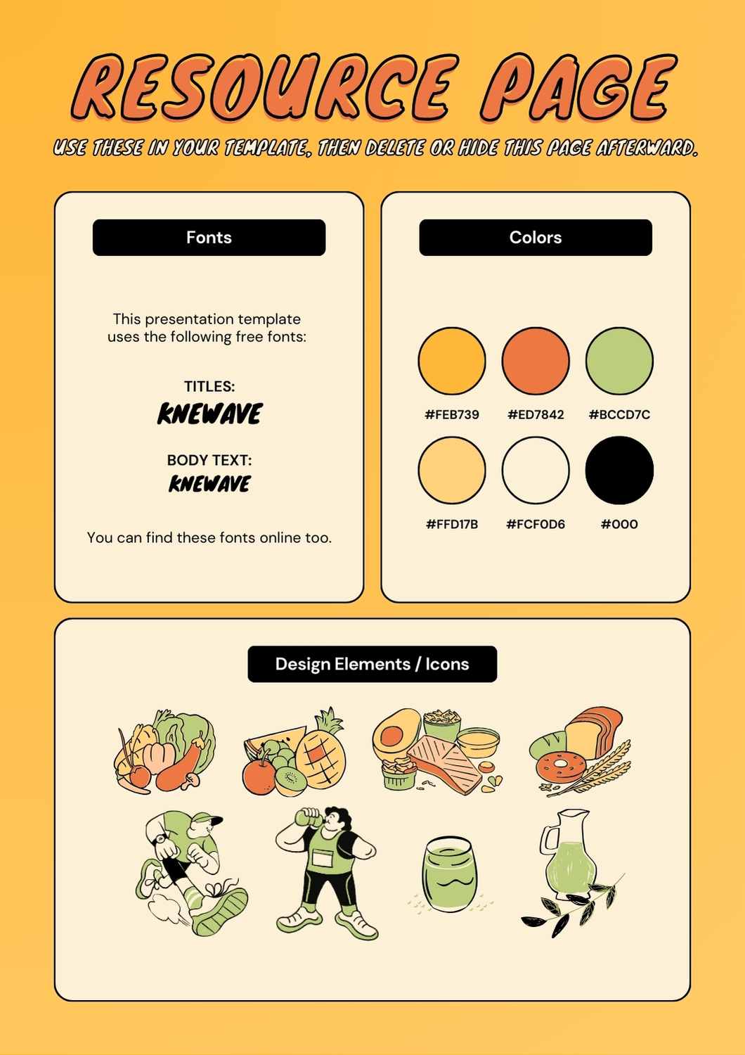 Illustrated Plan Your Plate Poster - slide 2