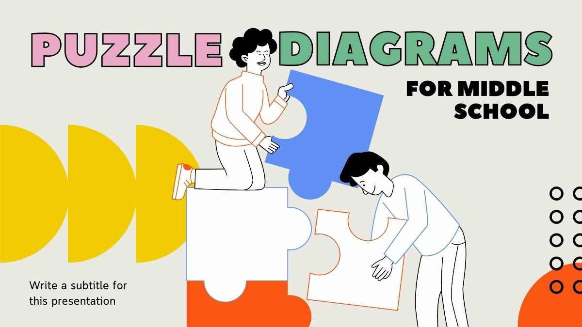 Illustrated Puzzle Diagrams for Middle School - slide 0