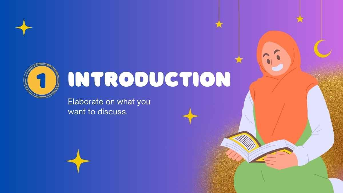 Illustrated Religion Subject Ramadan Activities - slide 2