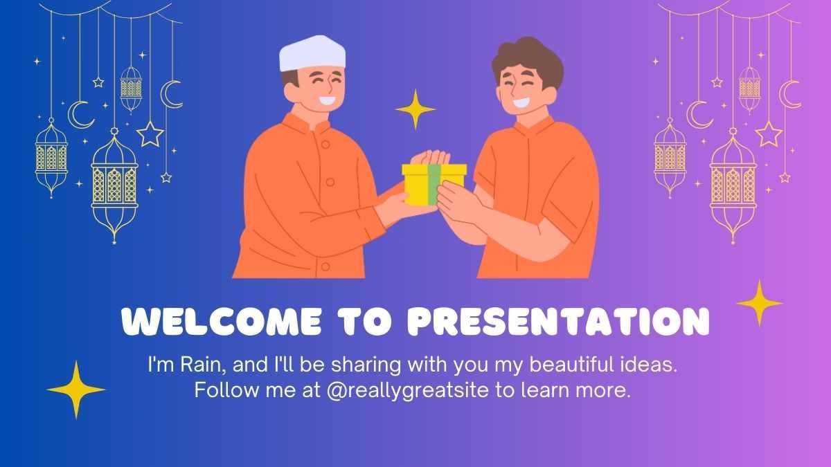 Illustrated Religion Subject Ramadan Activities - slide 3