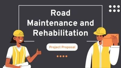 Illustrated Road Maintenance and Rehabilitation Project Proposal