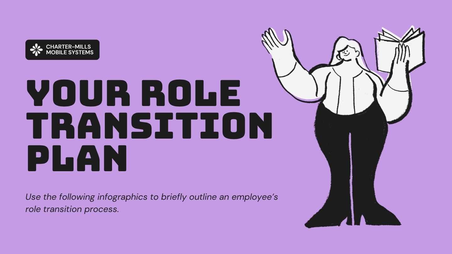 Illustrated Role Transition Plan Infographic Slides - slide 1