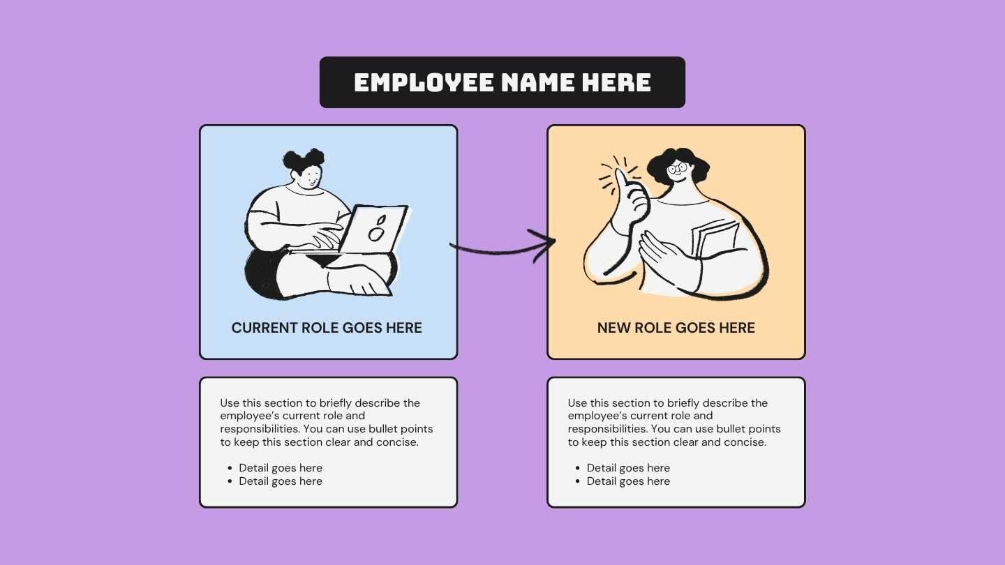 Illustrated Role Transition Plan Infographic Slides - slide 2