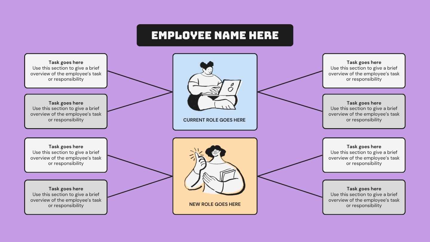 Illustrated Role Transition Plan Infographic Slides - slide 4