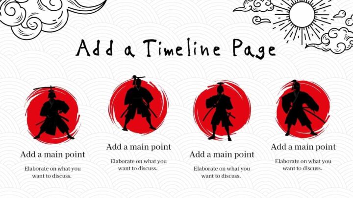 Illustrated Samurai Anime Mini. Free Presentation Template — SlidesCarnival