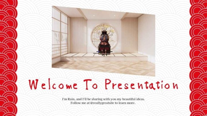 Illustrated Samurai Anime Mini. Free Presentation Template — SlidesCarnival