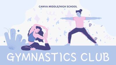 Slides Carnival Google Slides and PowerPoint Template Illustrated School Gymnastics Club 1