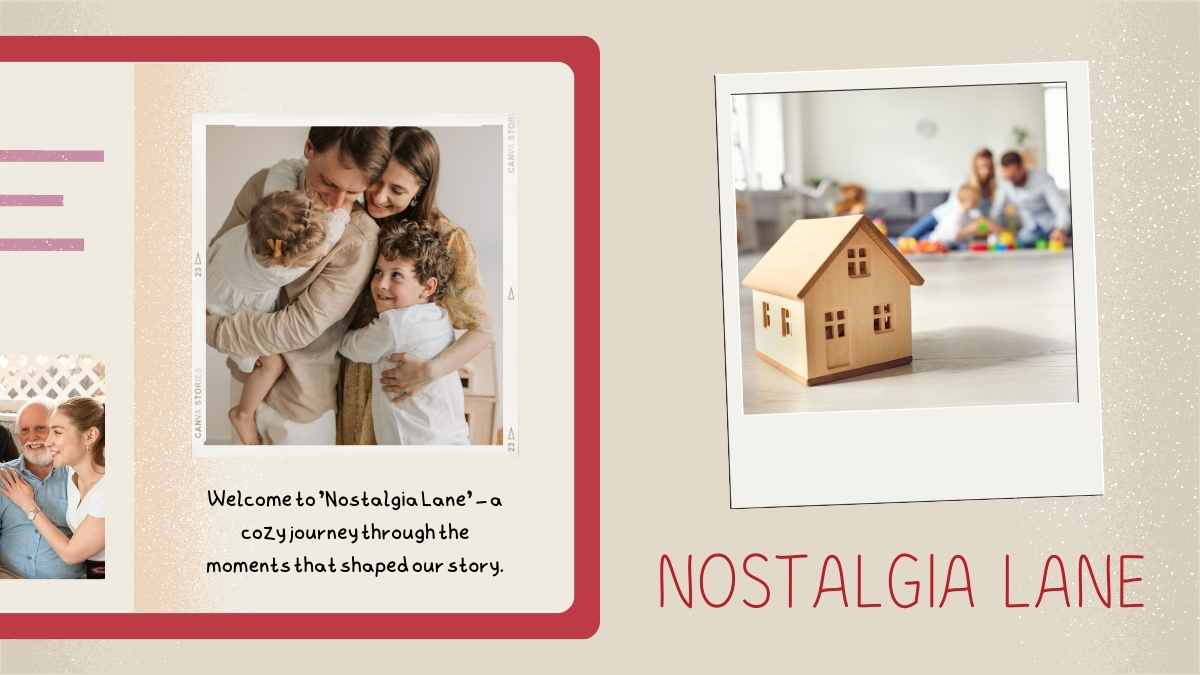 Illustrated Scrapbook Memories Photo Album - slide 3