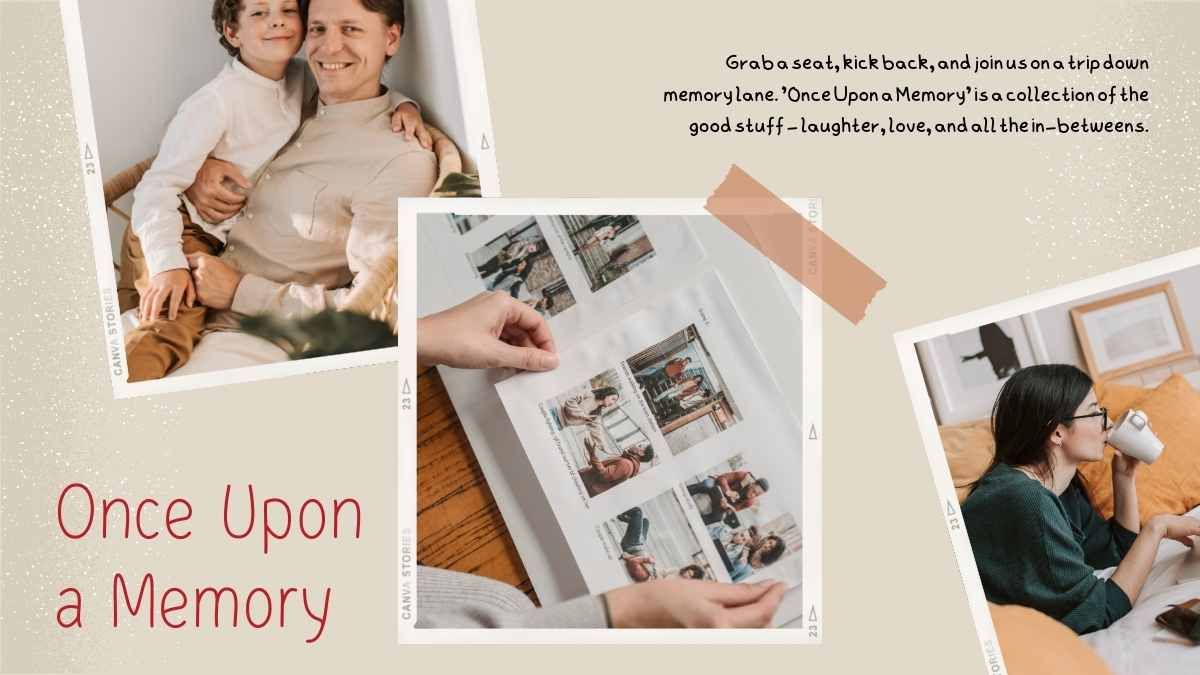 Illustrated Scrapbook Memories Photo Album - slide 4