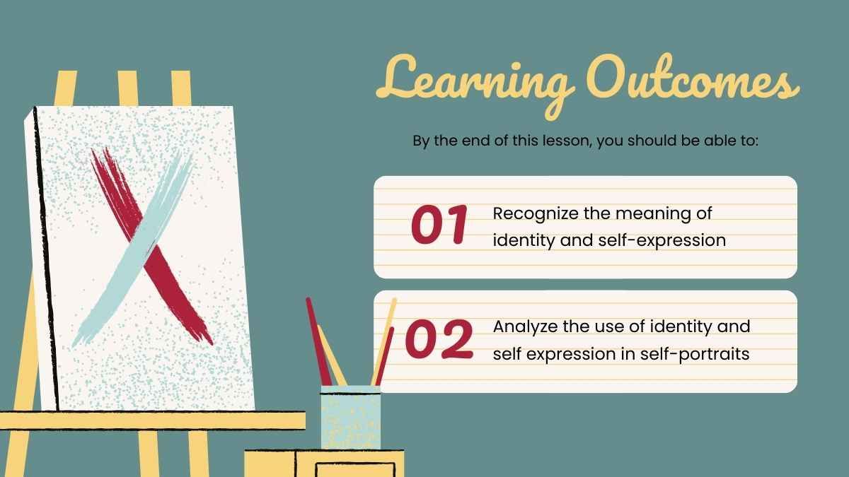 Illustrated Self-Portraits: Identity and Self-Expression Lesson - slide 4