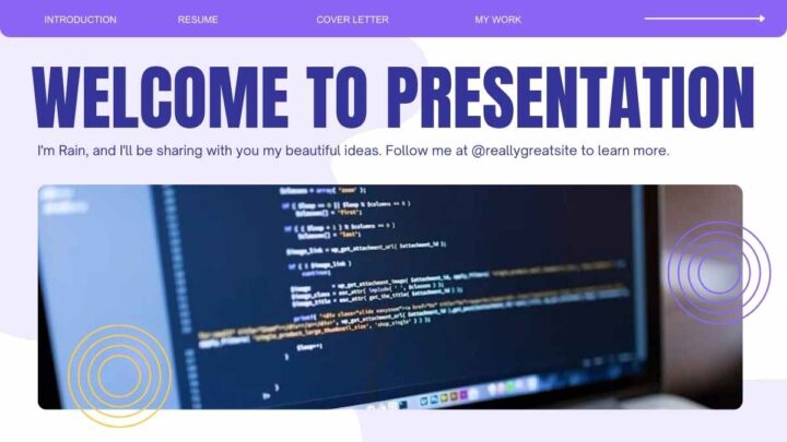 Senior Frontend Developer Portfolio. Free PPT & Google Slides Template ...