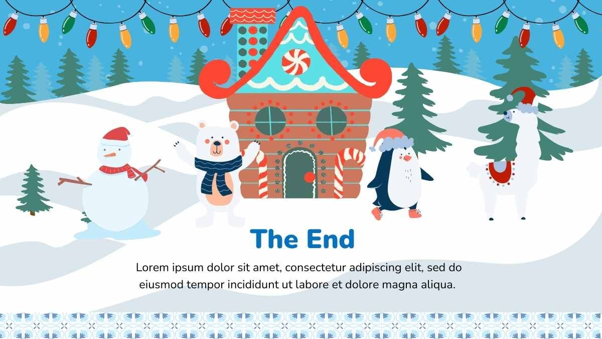 Illustrated Snowman Story Book - slide 13