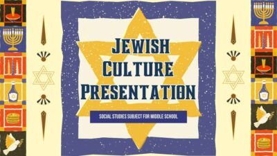 Slides Carnival Google Slides and PowerPoint Template Illustrated Social Studies Subject: Jewish Culture 1
