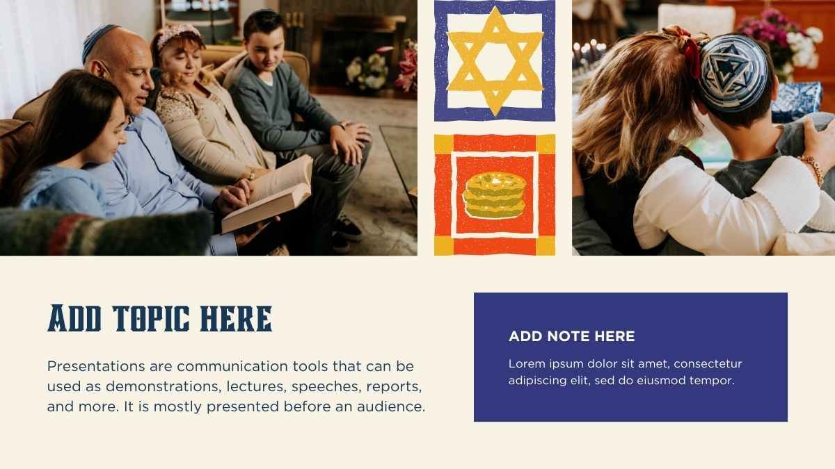 Assunto de estudos sociais ilustrado: Cultura Judaica - slide 11