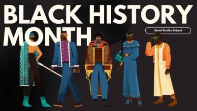 Illustrated Social Studies Subject for Elementary: Black History Month Activities