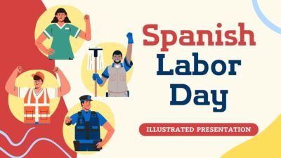 Slides Carnival Google Slides and PowerPoint Template Illustrated Spanish Labor Day 2