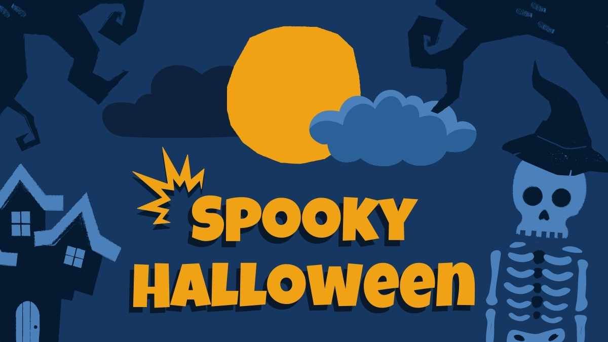 Illustrated Spooky Halloween - slide 0