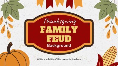 Slides Carnival Google Slides and PowerPoint Template Illustrated Thanksgiving Family Feud Background 2