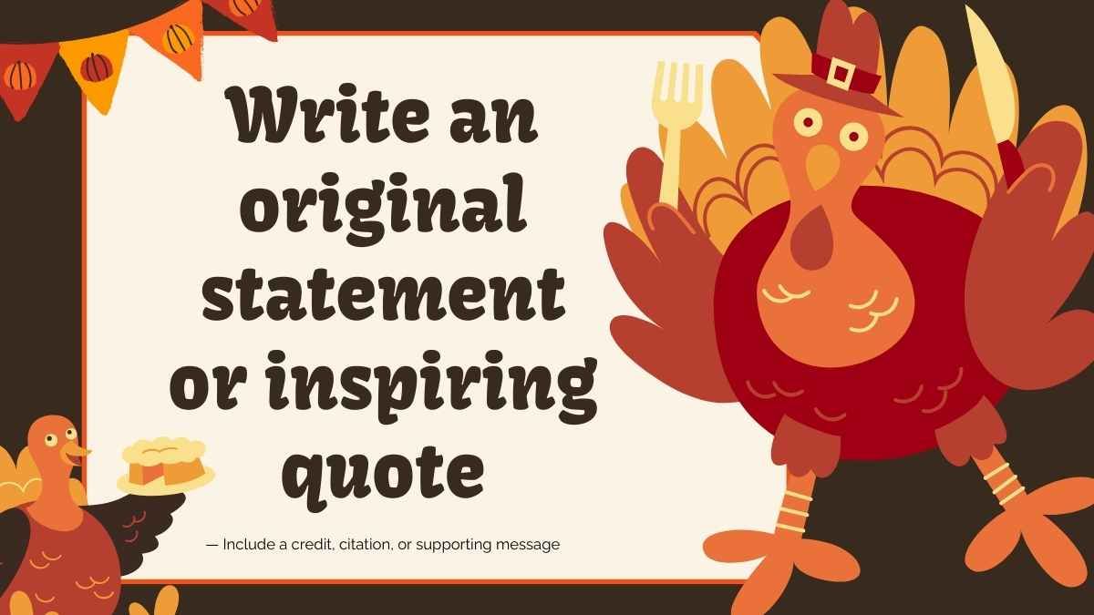 Illustrated Thanksgiving Newsletter - slide 9
