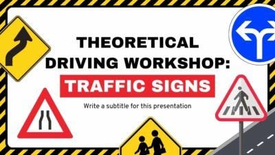 イラスト入り理論運転ワークショップ：交通標識