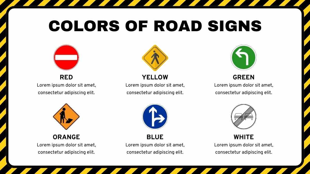 イラスト入り理論運転ワークショップ：交通標識 - slide 9