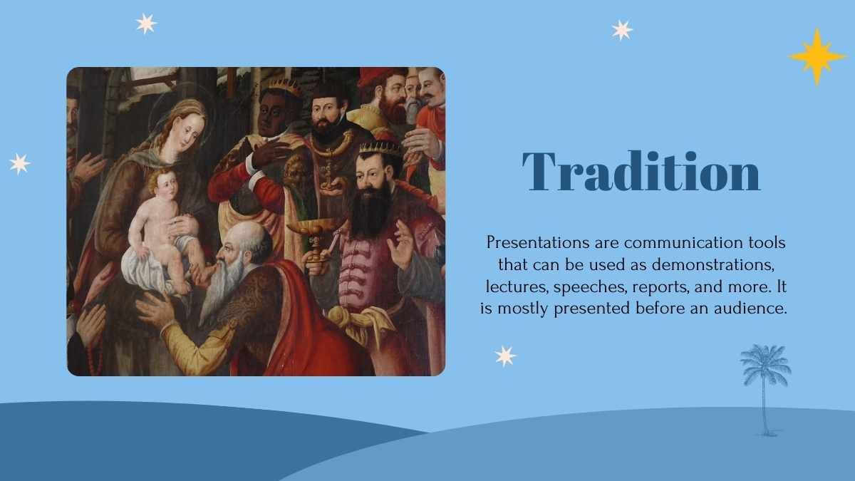 Boletín ilustrado del Día de Reyes - diapositiva 13