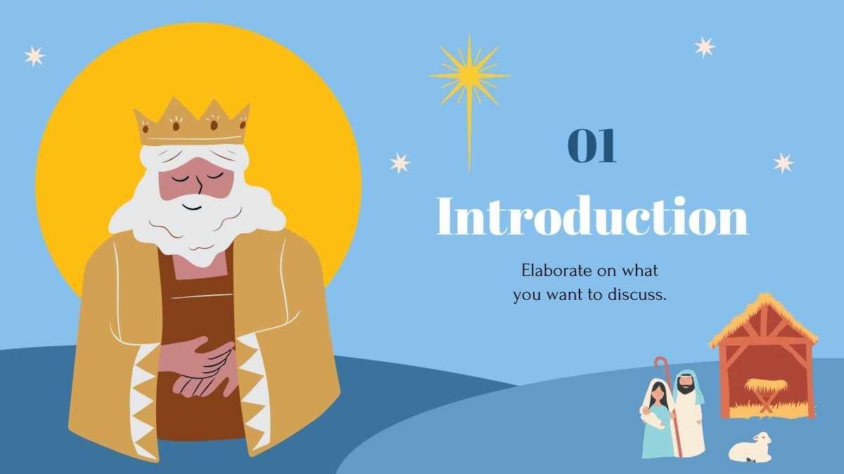 Boletín ilustrado del Día de Reyes - diapositiva 3