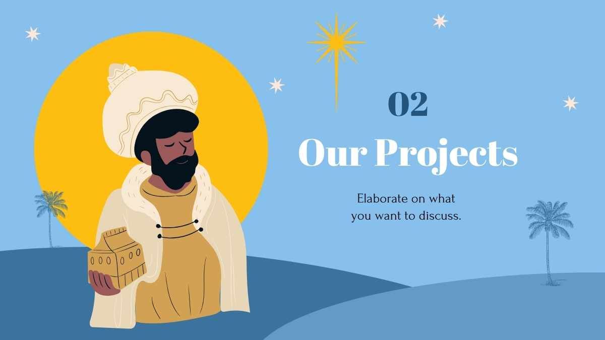 Boletín ilustrado del Día de Reyes - diapositiva 7