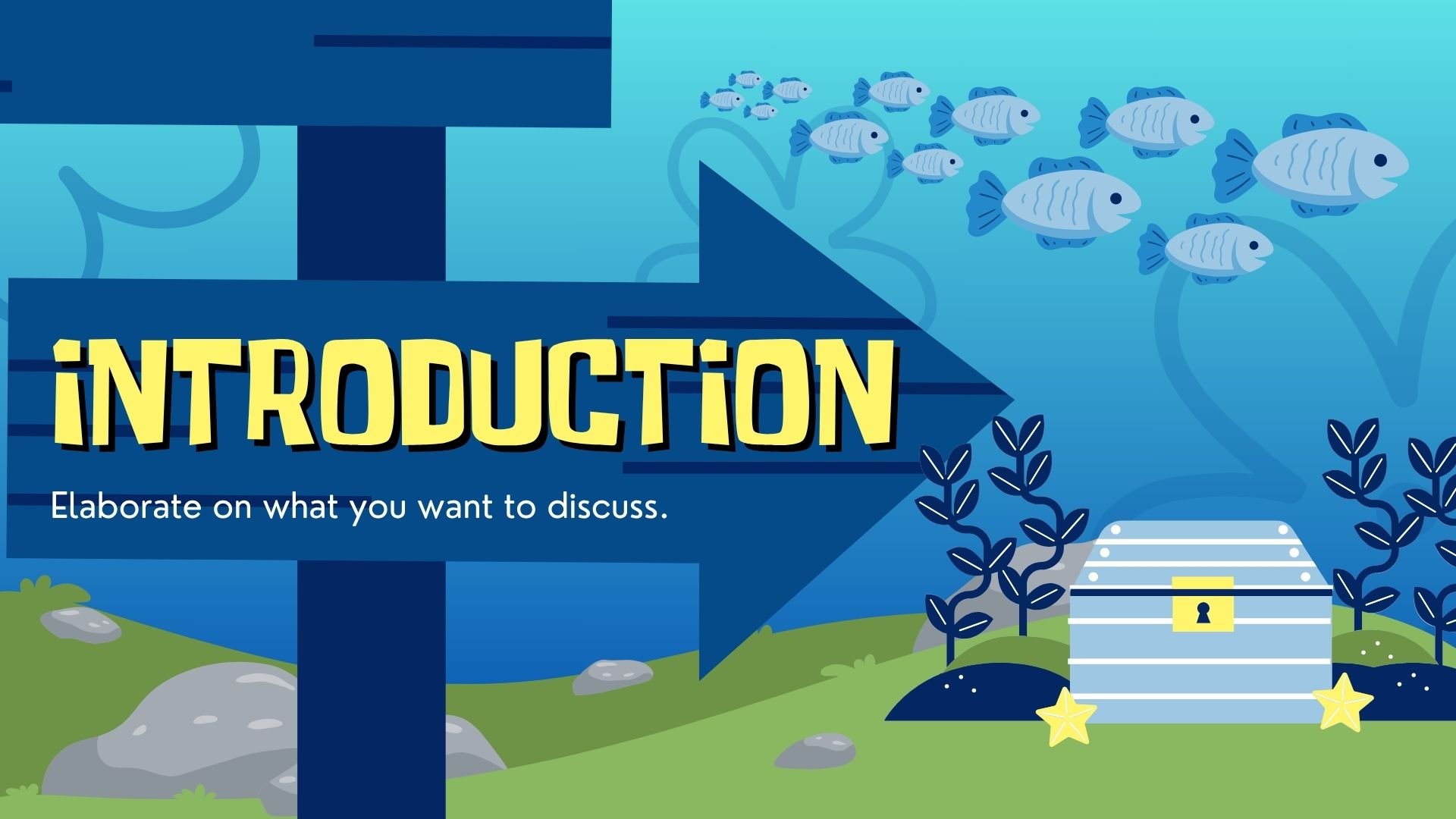 Illustrated Under the Sea Minitheme Slides - slide 3
