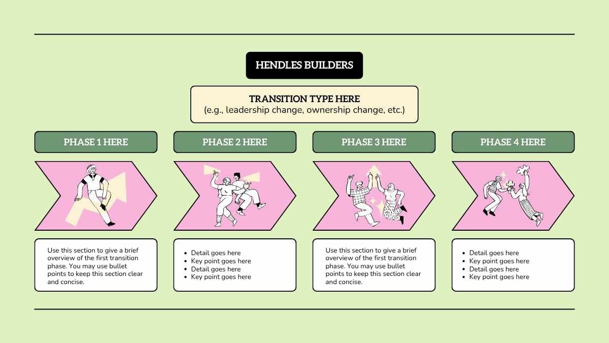 Illustrated Work Transition Plan Slides - slide 2
