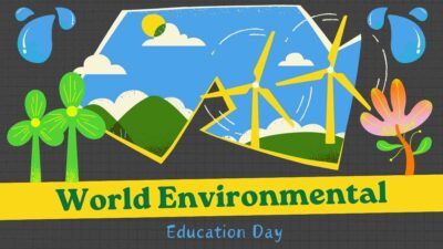 Dia Mundial da Educação Ambiental ilustrado