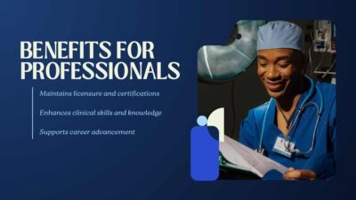 Importance Of Continuing Education In Nursing. Slides Template ...