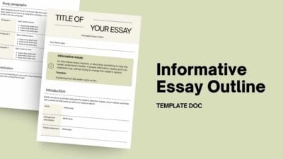 Informative Essay Outline Doc