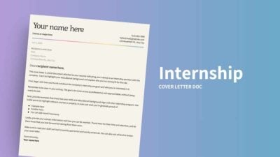 Internship Cover Letter Doc