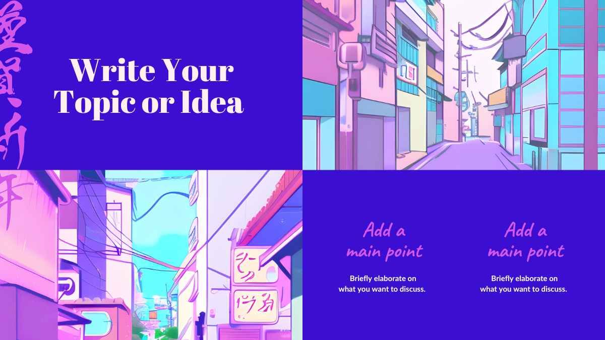Japanese Pastel Streets Newsletter - slide 5