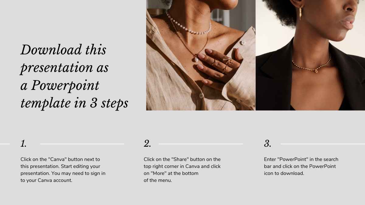 Elegant Jewelry Online Business Slides - slide 3