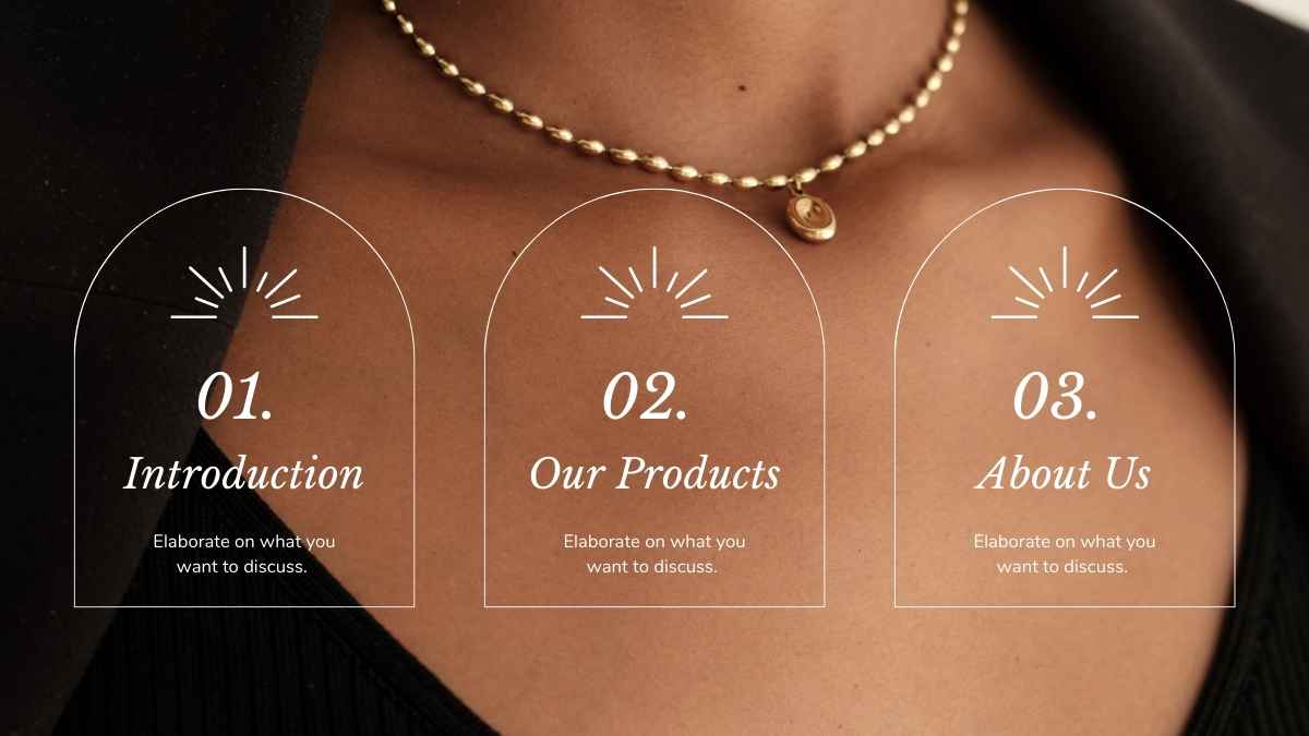 Elegant Jewelry Online Business Slides - slide 5