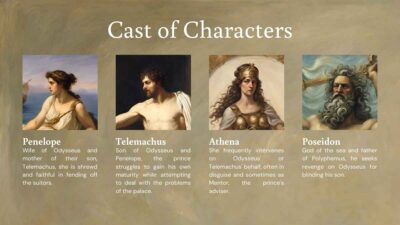 Language Arts Subject for High School: The Odyssey. Free PPT & Google ...