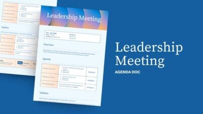 Leadership Meeting Agenda Doc