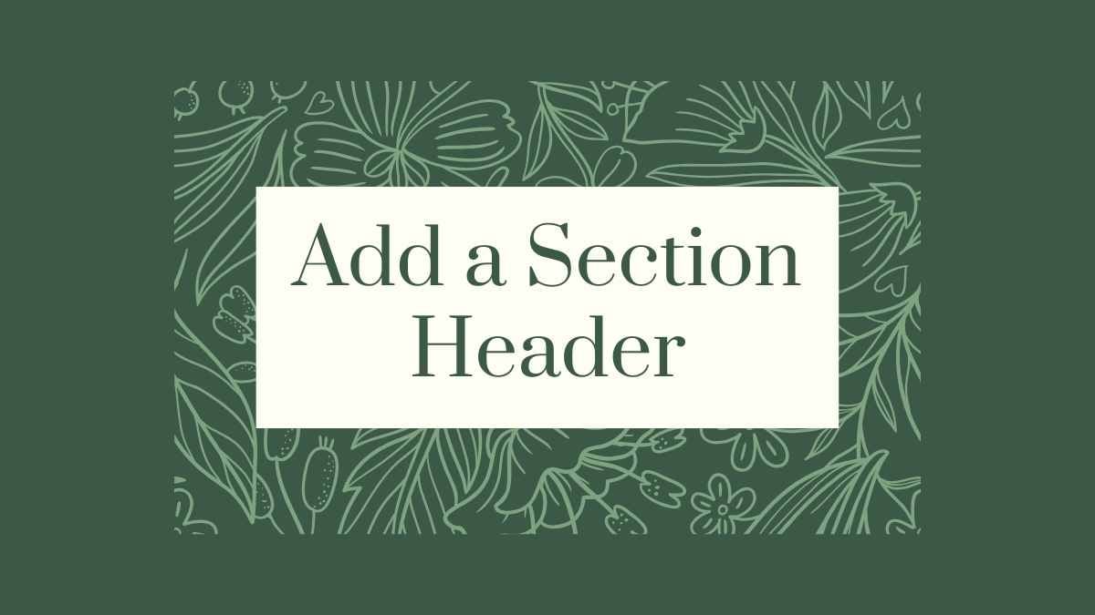 Leaves Floral Baptism Slides - slide 14