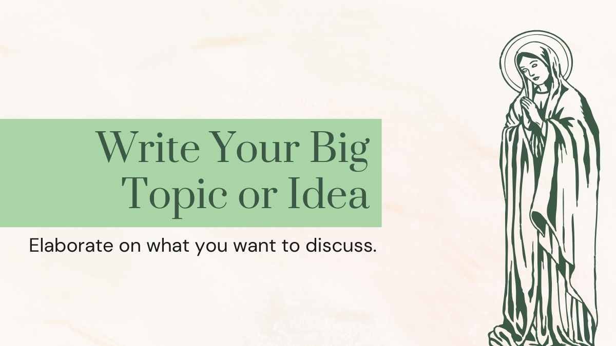 Leaves Floral Baptism Slides - slide 15