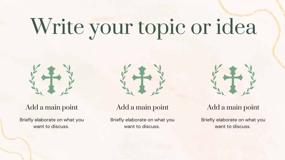 Leaves Floral Baptism Slides - slide 3