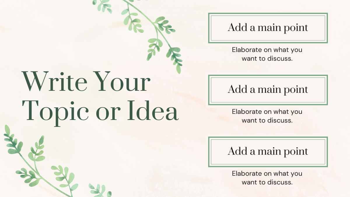 Leaves Floral Baptism Slides - slide 6